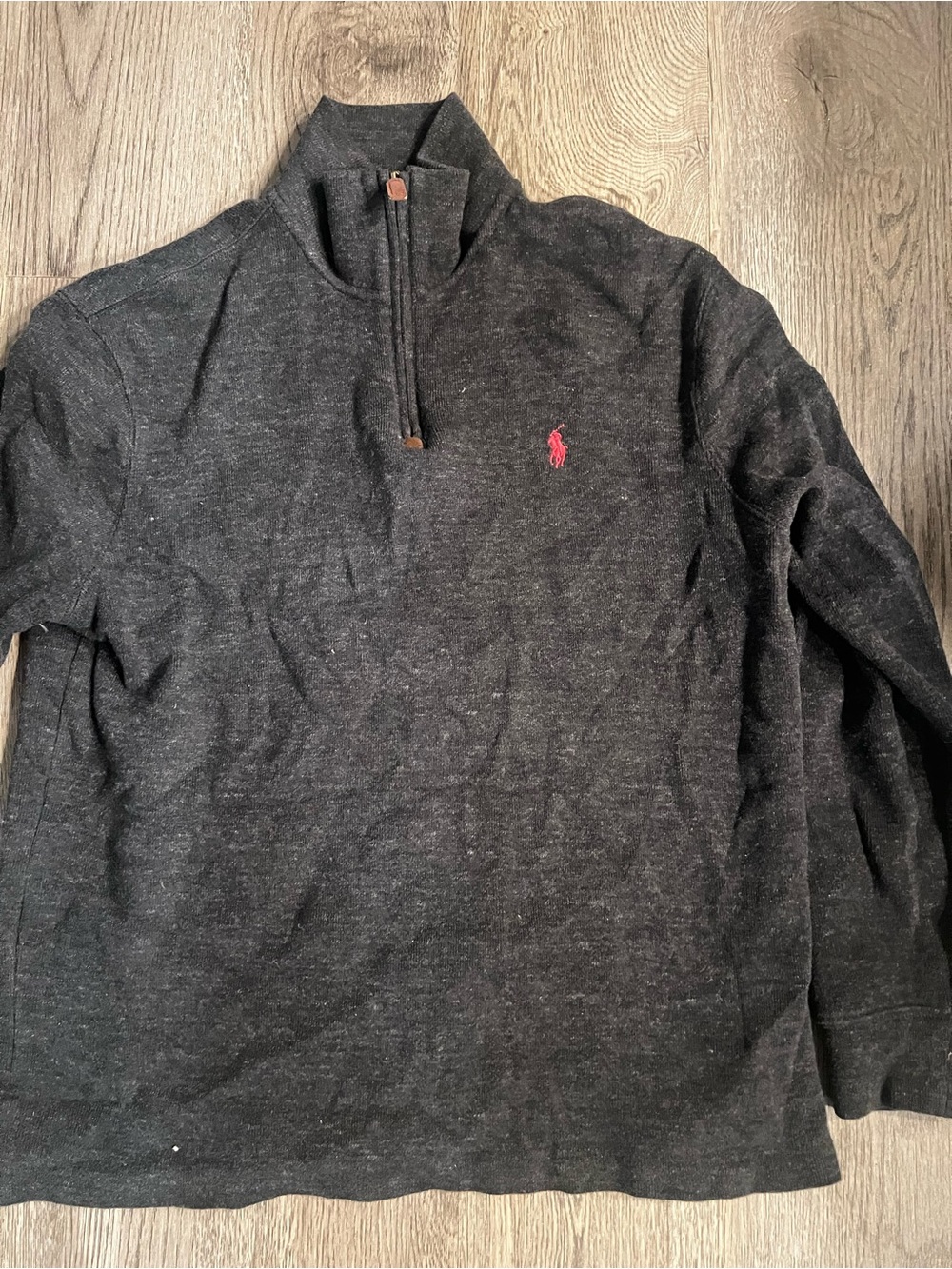 Ralph Lauren Charcoal Gray Knit Sweater